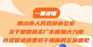 佛山印发《关于贯彻落实广东省加大力度持续促进消费若干措施的实施意见》